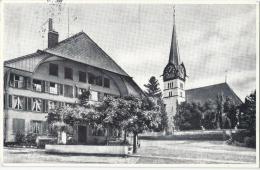 Langnau Im Emmental - Hotel Bären Mit Kirche            1943 - Langnau Im Emmental