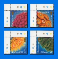 HK 1994-0001, Corals, Complete Set Of 4 MNH Stamps - Nuovi