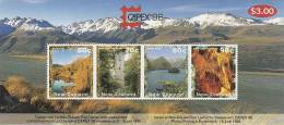 New Zealand 1996 Capex 96 Definitives Mini Sheet - Blocks & Sheetlets