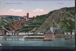 Kaub - Mit Pfalz Und Ruine Gutenfels 1915 - Kaub