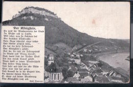 Sächsische Schweiz - Festung Königstein - Gedicht - 1936 - Königstein (Sächs. Schw.)