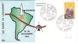 Les Bases De Lancement KOUROU 25 Novembre 1972 - Europe