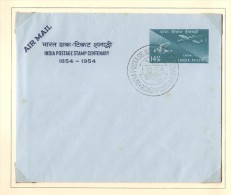 2 Carta De La India 1954 - Covers & Documents