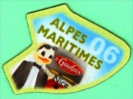Magnet "Le Gaulois" Départements Français 06 Alpes Maritimes - NIce - Publicidad
