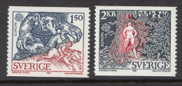 Sweden 1981 Europa-CEPT Mi#1141,1142, No Gum, No Hinge Mark - Unused Stamps