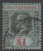 Malaysia Straits Settlements  1912 K.George V $1  SG210  Used - Straits Settlements