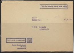 GERMANY Deutschland D DDR Brief 0131 LEIPZIG Postal History - Autres & Non Classés