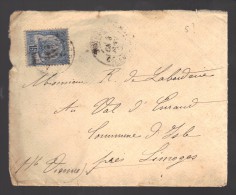 TUNISIE 1891 Usage Courant Pour La France - Briefe U. Dokumente