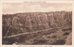 Texas Castle Rocks Near Devil's River Albertype - Other & Unclassified