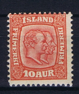 Iceland: 1907  Mi 53   MH/* - Ongebruikt