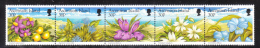 Ascension 1997 Herbs Flowers Strip MNH - Ascension