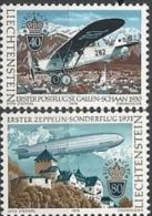 1979 - Liechtenstein 664/65 Dirigibile ---- - Zeppelins