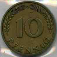 Allemagne Germany 10 Pfennig 1949 G J 378 KM 103 - 10 Pfennig