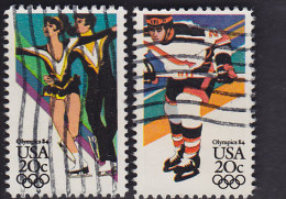 USA. Jeux Olympiques à Sarajevo Danse Sur Glace 1509. Hockey 1512 - Used Stamps
