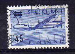 Finland - 1959 - Surcharged Airmail - Used - Usati