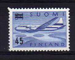 Finland - 1959 - Surcharged Airmail - MH - Unused Stamps