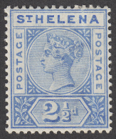 St Helena  1890   21/2d   SG50  MH - St. Helena