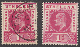 St Helena  1902   1d   SG54  MH And Used - Isla Sta Helena