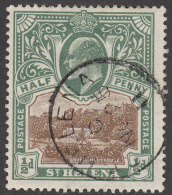 St Helena  1903   1/2d   SG55  Used - St. Helena