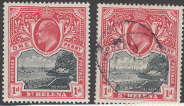 St Helena  1903   1d   SG55  Used  And  MH - St. Helena