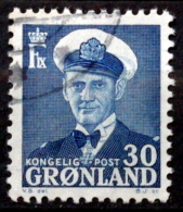 Greenland 1950  König Frederik IX MiNr 33 (O) ( Lot L 1304 ) - Oblitérés