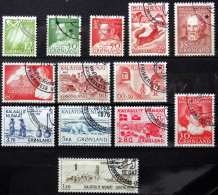 Greenland1950-1975 (O) (lot Ks 435) - Used Stamps