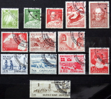 Greenland1950-1975 (O) (lot Ks 435) - Oblitérés