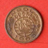 ANGOLA  1  ESCUDOS  1963   KM# 76  -    (Nº02855) - Angola