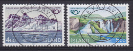 Iceland 1983 Mi. 596-97 NORDEN Tourismus In Skandinavien Berg Súlur & Urrithafossar Deluxe REYKJAVIK Cancel !! - Used Stamps