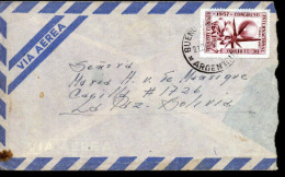Argentina 1957 YT A48 Congreso Internacional De Turismo. Circulado A Bolivia En El Año De Emisión. 3 Scan. - Cartas & Documentos