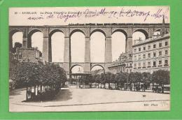 29 FINISTERE Lot 294 MORLAIX Place Thiers Et Viaduc "avec Train Locomotive" - Morlaix