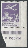 DANEMARK - Poste Aérienne Neuve - 15 O. De 1925-30 Coin De Feuille LUXE - Poste Aérienne