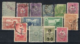 Lote De 14 Sellos TUQUIA, Imperio Otomano 1858-1921 º/* - Used Stamps