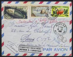 NOUVELLE CALEDONIE - NOUMEA / 1966 LETTRE AVION POUR PARIS - NPAI (ref 4755) - Lettres & Documents