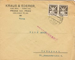 4352. Carta PRAHA (Checoslovaquia) 1923. CENSUROVANO. Lineal Censura - Briefe U. Dokumente