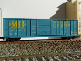 SCALA N -CARRO MERCI CHIUSO USA (BOXCAR) - MERIDIAN AND BIGBEE RAILROAD - Güterwaggons