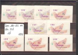 TONGA  - No Michel SERVICE 114-122  ** ( SANS CHARNIERE  )     - COTE: 22 € - Tonga (1970-...)