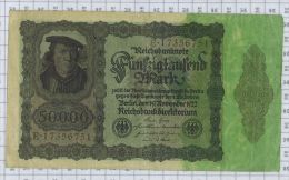 Reichsbanknote 50000, état TTB - 50.000 Mark