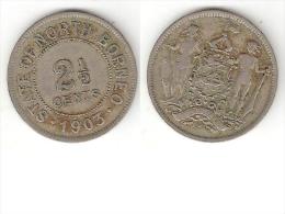 * Britisch North Borneo  2,5 Cents1903 H Km 4    VF - Malesia