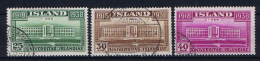 Iceland 1938 , Mi 200 - 202  Used - Gebraucht