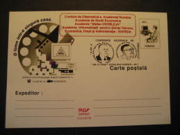 Bucharest 1998 Cibernetica Computer Computers Telecom Informatics Romania Postal Stationery - Computers