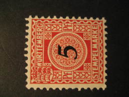 Stempel Marke WURTTEMBERG Germany Fiscal Tax Due Revenue Poster Stamp Label Vignette Viñeta Cinderella - Sonstige & Ohne Zuordnung