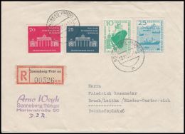 Germany GDR 1958, Registered Cover  Sonneberg To Bruck - Covers & Documents
