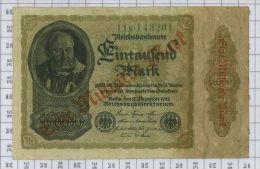 Reichsbanknote 1000, état SUP - 1000 Mark