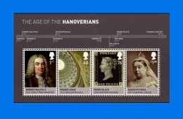 GB 2011-0002, The Age Of The Hanoverians, MNH MS - Hojas Bloque