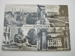 LEVERKUSEN ,Karte  Um 1960 - Leverkusen