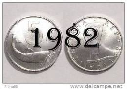 !!! LIRE 5 1982 FDC " DELFINO " ITALIA !!! - 5 Liras