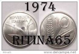 !!! LIRE 10 1974 FDC " SPIGHE " ITALIA !!! - 10 Lire