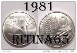 !!! LIRE 10 1981 FDC " SPIGHE " ITALIA !!! - 10 Lire