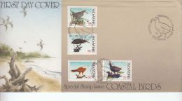 Singapour YT 432/5 FDC : Oiseaux Côtiers - 1984 - Collections, Lots & Séries